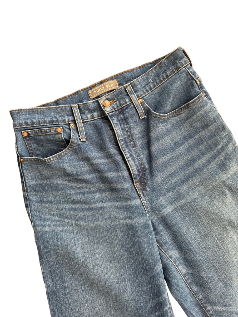 Point Sur J. Crew Wide Leg Crop Jean 30 - Picture 4 of 8